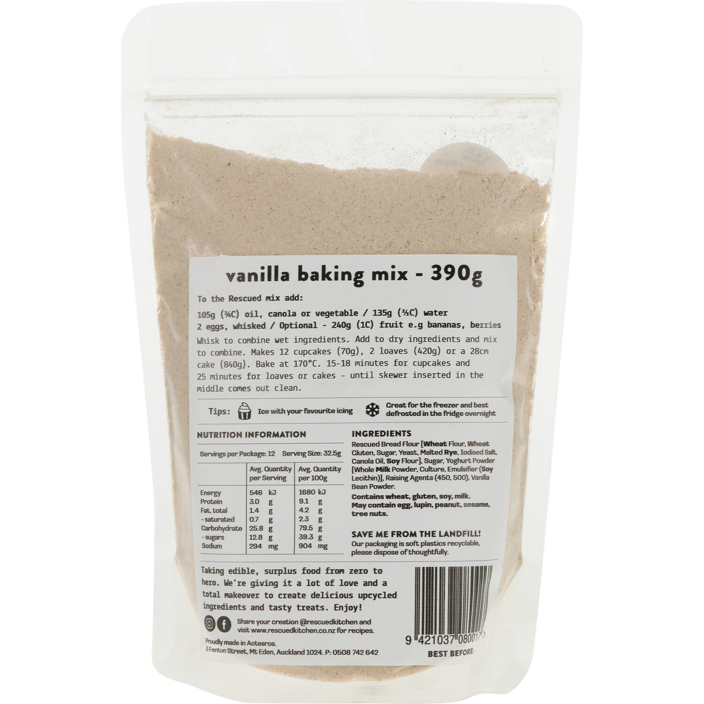 baking mix - vanilla